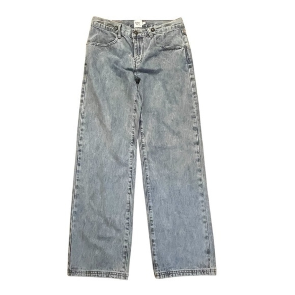 NWOT Princess Polly Denim Wide Straight Leg Light Wash Jeans, 4